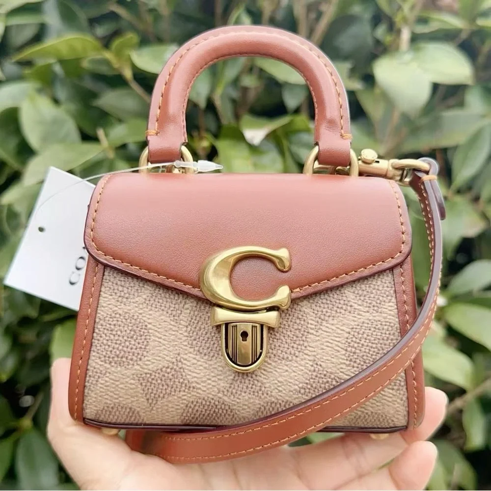 NWT COACH SAMMY TOP HANDLE IN SIGNATURE CANVAS CP399